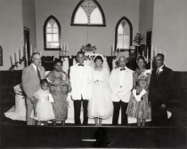 Sandra Finley, wedding 1960